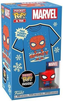 Figurine FUNKO Pocket Pop! & Tee - Marvel - Holiday