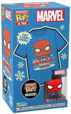 Figurine FUNKO Pocket Pop! & Tee - Marvel - Holiday