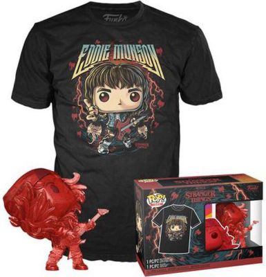 Figurine FUNKO Pop!&tee - Stranger Things - S4 Hunter