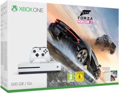 Console Xbox One S MICROSOFT 500Go + Forza Horizon 3 Reconditionné