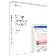 Logiciel de bureautique MICROSOFT Office Famille et Etudiant 2019