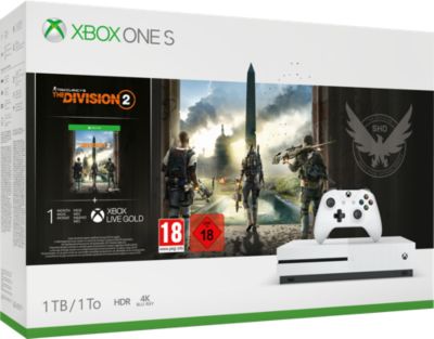 Console Xbox One S MICROSOFT 1To The Division 2 Reconditionné