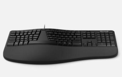 Clavier filaire MICROSOFT Ergonomic Keyboard Noir