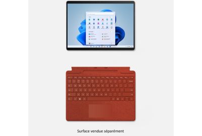 Clavier MICROSOFT Surface Signature Pro X/8/9 rouge