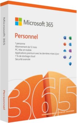 Logiciel de bureautique MICROSOFT 365 Personnel