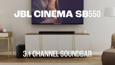 Voir la vidéo pour Barre de son JBL SB 550