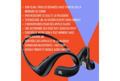 Ecouteurs sport JBL ENDURANCE PACE BLANC