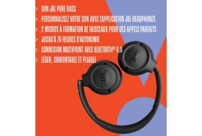 Casque JBL Tune 530BT Blanc