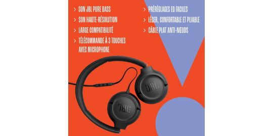 Casque JBL Tune 530C Noir