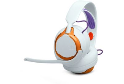 Casque gamer JBL Quantum 250 Blanc Orange