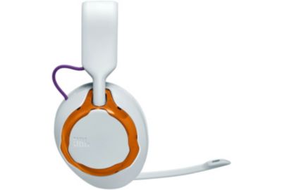 Casque gamer JBL Quantum 250 Blanc Orange