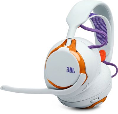Casque gamer JBL Quantum 650 Blanc Orange