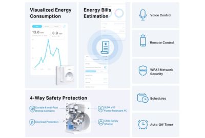 Prise connectée TP-LINK Pack de 2xTP11 wifi