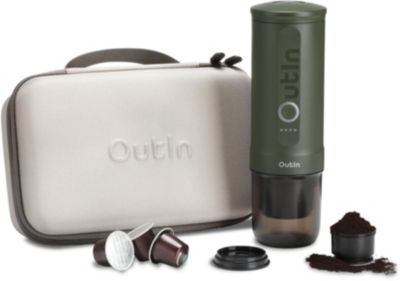 Cafetière portable OUTIN de voyage Nano Vert OTEM-01-FG-Bag