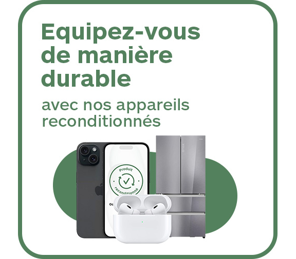 Equipez-vous de manière durable