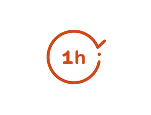 Retrait 1h