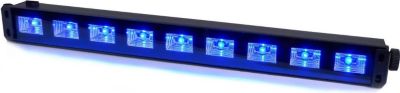 Jeu de lumières IBIZA Jeux lumière-Barre LED UV 9x3W noire