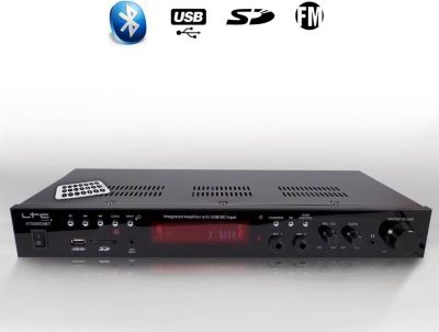 Pack sono LTC AUDIO Ampli HiFi Stéréo-2x50W-BT/FM/KARAOKE