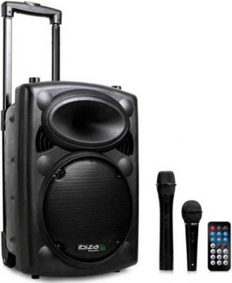 Enceinte sono IBIZA Système de sonorisation portable 10" 500