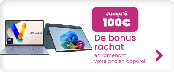 Jusqu'à 100€ de bonus rachat