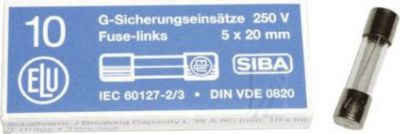 Kit de réparation DIVERS fusible 3.15a 5x20 par10