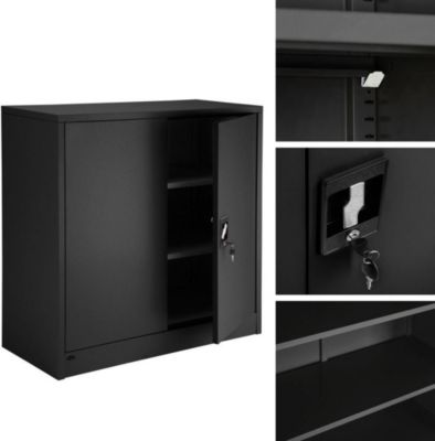 Armoire HELLOSHOP26 Armoire de bureau verrouillable dotée de Armoire HELLOSHOP26 Armoire de bureau verrouillable dotée de