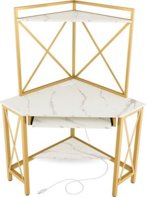 Bureau HELLOSHOP26 Bureau d'angle avec clapier bureau peu e Bureau HELLOSHOP26 Bureau d'angle avec clapier bureau peu e