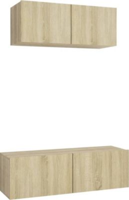 Meuble TV HELLOSHOP26 Ensemble de meubles armoire buffet TV té