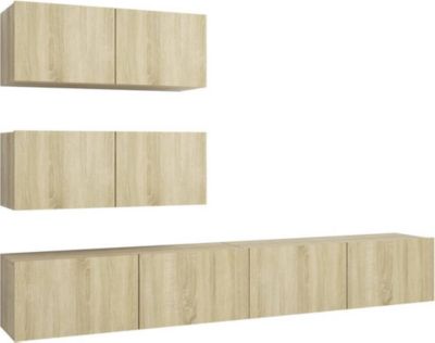 Meuble TV HELLOSHOP26 Ensemble de meubles armoire buffet TV té