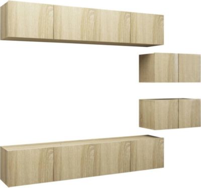 Meuble TV HELLOSHOP26 Ensemble de meubles armoire buffet TV té Meuble TV HELLOSHOP26 Ensemble de meubles armoire buffet TV té