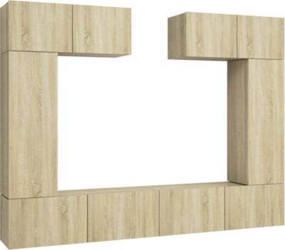 Meuble TV HELLOSHOP26 Ensemble de meubles armoire buffet TV té