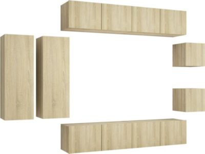 Meuble TV HELLOSHOP26 Ensemble de meubles armoire buffet TV té