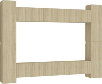 Meuble TV HELLOSHOP26 Ensemble de meubles armoire buffet TV té