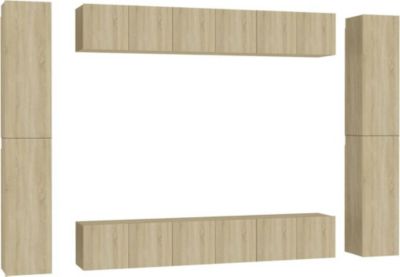 Meuble TV HELLOSHOP26 Ensemble de meubles armoire buffet TV té