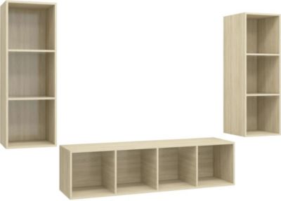 Meuble TV HELLOSHOP26 Ensemble de meubles armoire buffet TV té