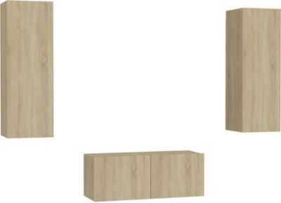 Meuble TV HELLOSHOP26 Ensemble de meubles armoire buffet TV té