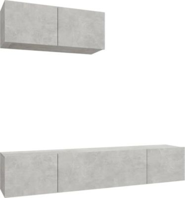 Meuble TV HELLOSHOP26 Ensemble de meubles armoire buffet TV té Meuble TV HELLOSHOP26 Ensemble de meubles armoire buffet TV té