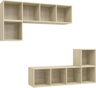 Meuble TV HELLOSHOP26 Ensemble de meubles armoire buffet TV té