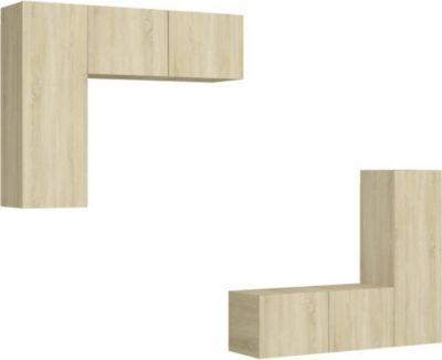 Meuble TV HELLOSHOP26 Ensemble de meubles armoire buffet TV té