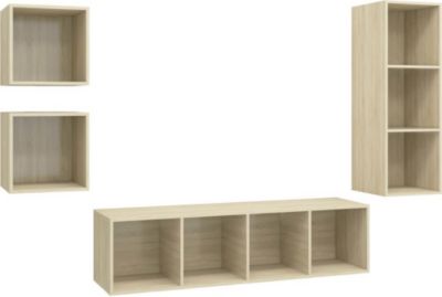 Meuble TV HELLOSHOP26 Ensemble de meubles armoire buffet TV té