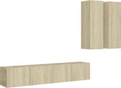 Meuble TV HELLOSHOP26 Ensemble de meubles armoire buffet TV té