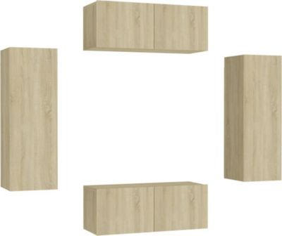 Meuble TV HELLOSHOP26 Ensemble de meubles armoire buffet TV té