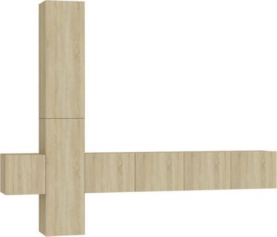 Meuble TV HELLOSHOP26 Ensemble de meubles armoire buffet TV té