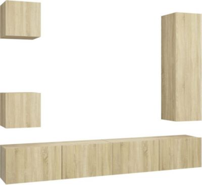 Meuble TV HELLOSHOP26 Ensemble de meubles armoire buffet TV té