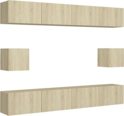 Meuble TV HELLOSHOP26 Ensemble de meubles armoire buffet TV té