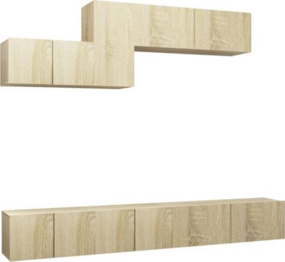 Meuble TV HELLOSHOP26 Ensemble de meubles armoire buffet TV té Meuble TV HELLOSHOP26 Ensemble de meubles armoire buffet TV té