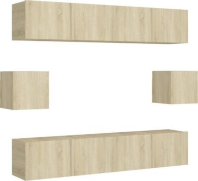 Meuble TV HELLOSHOP26 Ensemble de meubles armoire buffet TV té