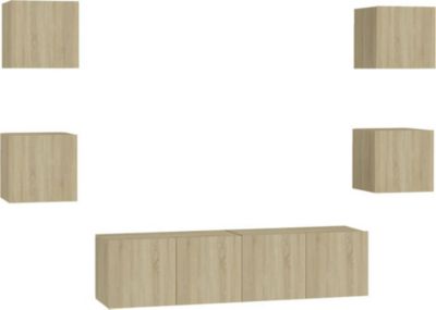 Meuble TV HELLOSHOP26 Ensemble de meubles armoire buffet TV té