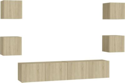 Meuble TV HELLOSHOP26 Ensemble de meubles armoire buffet TV té