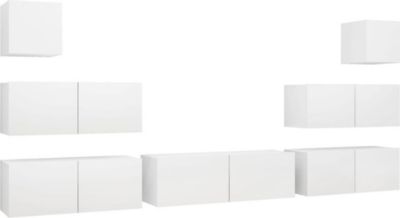 Meuble TV HELLOSHOP26 Ensemble de meubles armoire buffet TV té